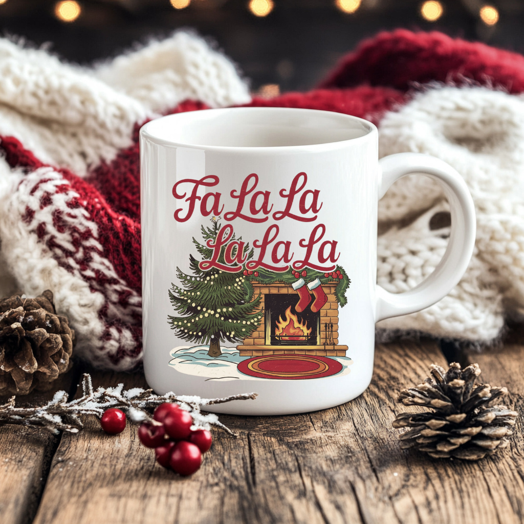 Fa La La Christmas Mug
