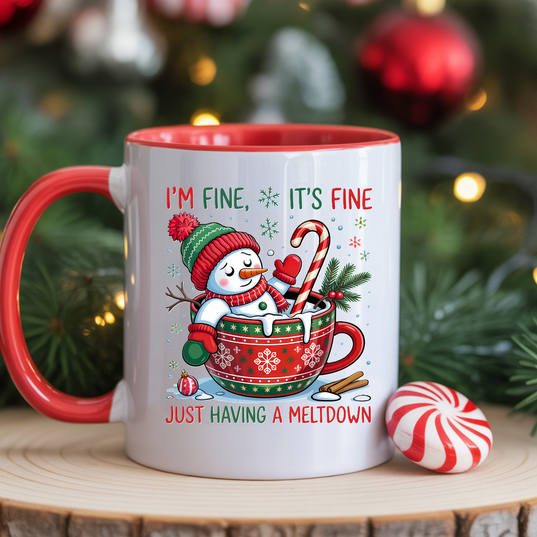 I’m Fine, It’s Fine — Just Having a Christmas Meltdown Mug