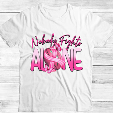 Nobody Fights Alone Breast cancer - GULLYDESIGN