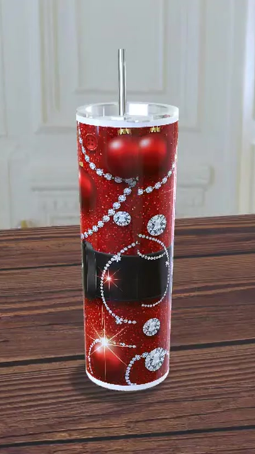 Santa’s Belt Christmas Tumbler