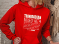 Trini Mixed With  Hoddie Unisex   Trinidad Gifts for Men and Women, Trinidadian Hoddie - GULLYDESIGN