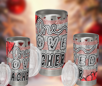 One Love Teacher  Tumbler - GULLYDESIGN
