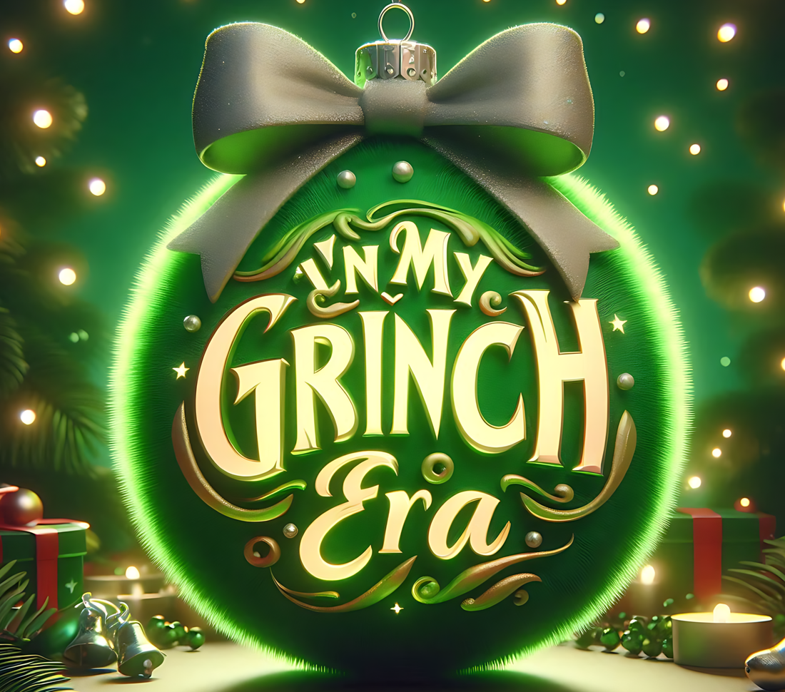 In My Grinch Era” Stainless Steel Wine Tumbler – Holiday Edition