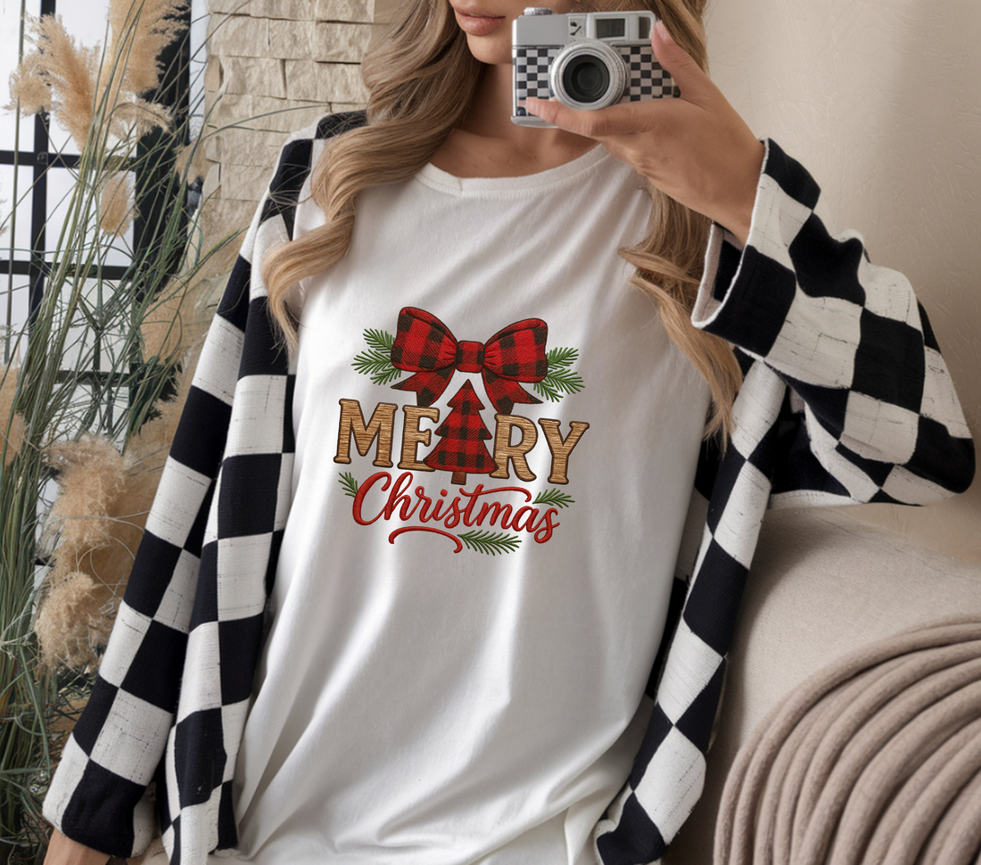 Merry Christmas Holiday T-Shirt — Festive Graphic Tee