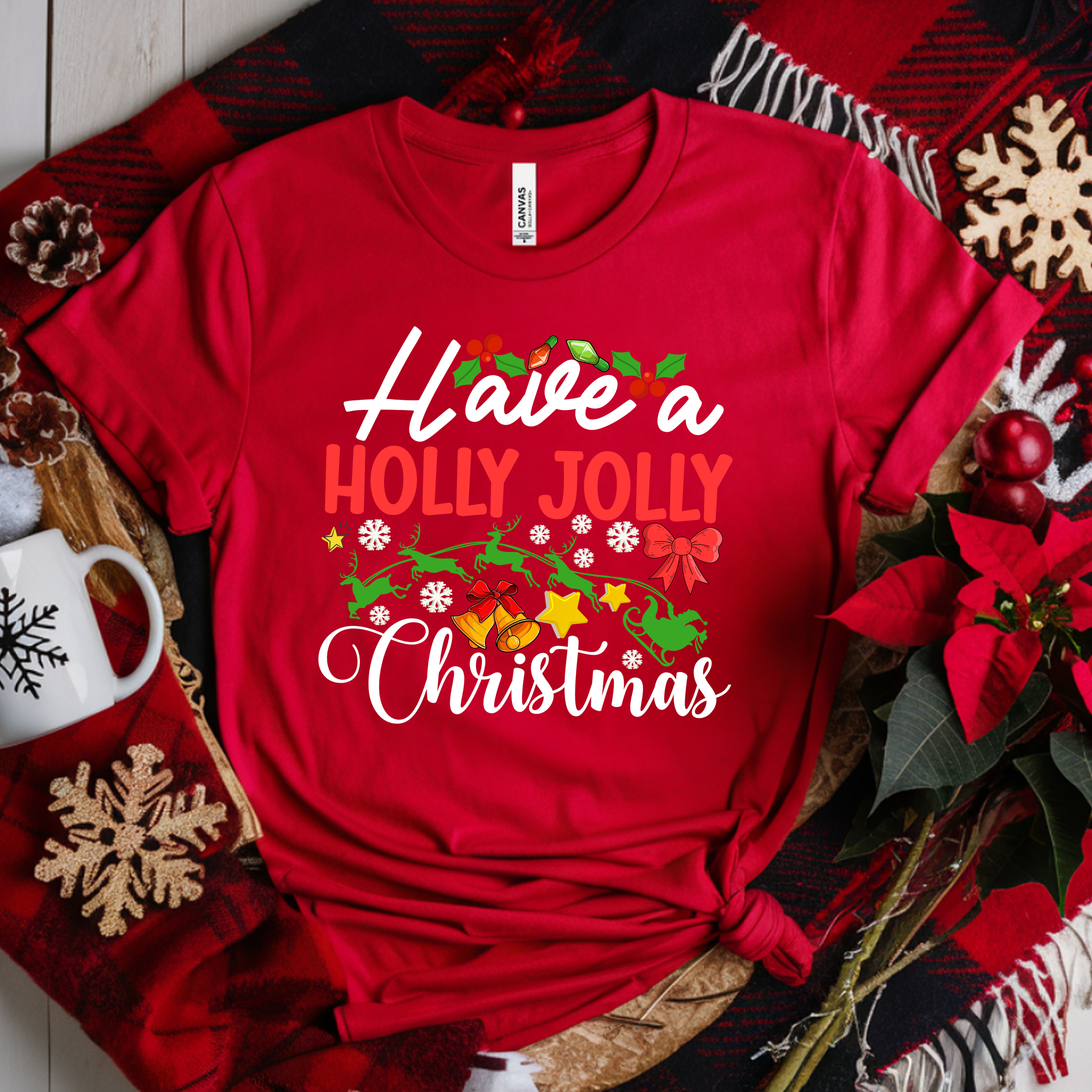 “Have a Holly Jolly Christmas” Holiday T-Shirt