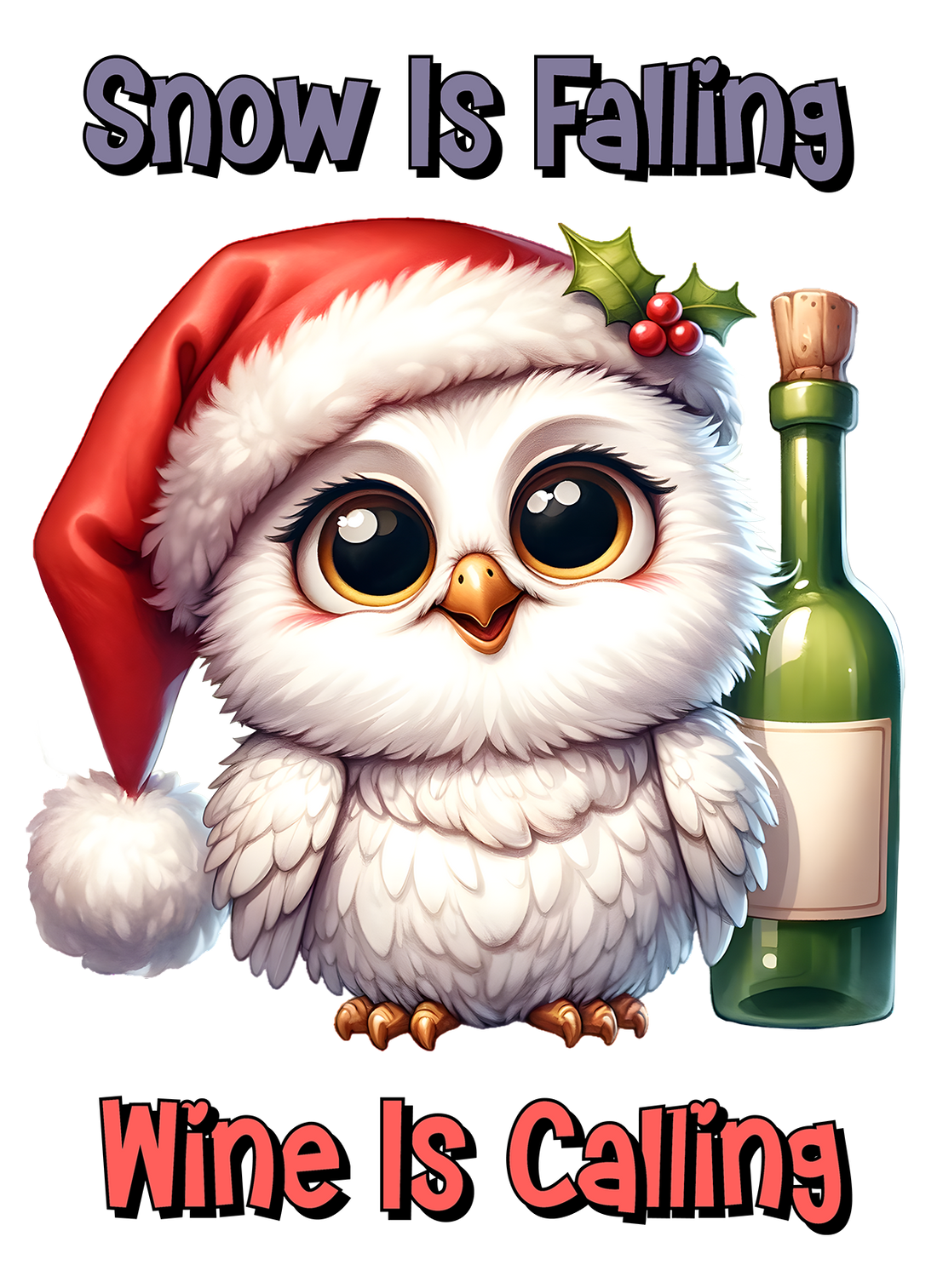 Snow Is Falling, Wine Is Calling  - Wine Tumbler