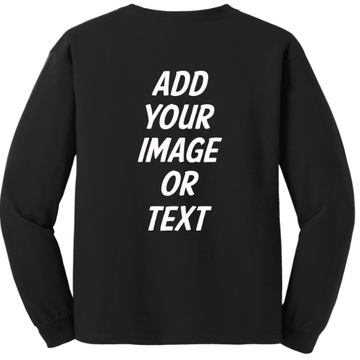 Custom order front, back and long sleeves design placement - GULLYDESIGN