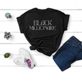 Black Millionnaire T-Shirt - GULLYDESIGN