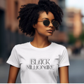 Black Millionnaire T-Shirt - GULLYDESIGN