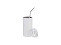 20 OZ Skinny Straight Stainless-Steel Tumbler with Straw & Lid (BLANK) - GULLYDESIGN