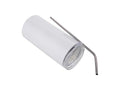 20 OZ Skinny Straight Stainless-Steel Tumbler with Straw & Lid (BLANK) - GULLYDESIGN