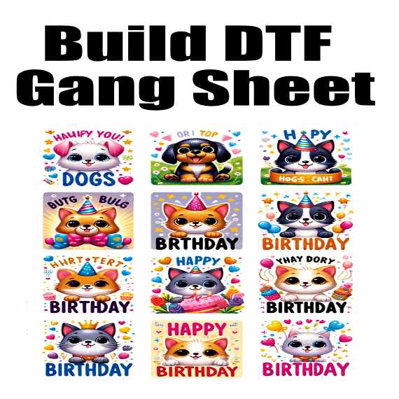 DTF Gang Sheet -Auto Builder - GULLYDESIGN