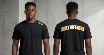Built Different T-Shirt | Gym & Streetwear Performance Tee - GULLYDESIGN