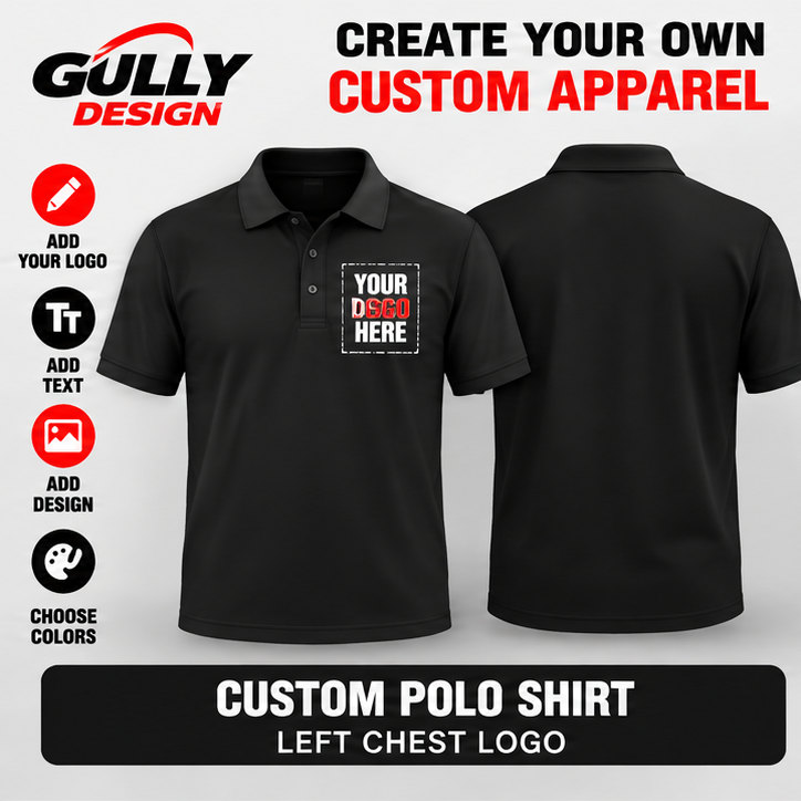 CUSTOM ORDER Left Chest and back - GULLYDESIGN