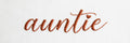 Auntie embroidery design