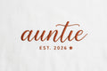 Auntie embroidery design