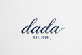 Dada embroidery design
