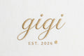 Gigi embroidery design