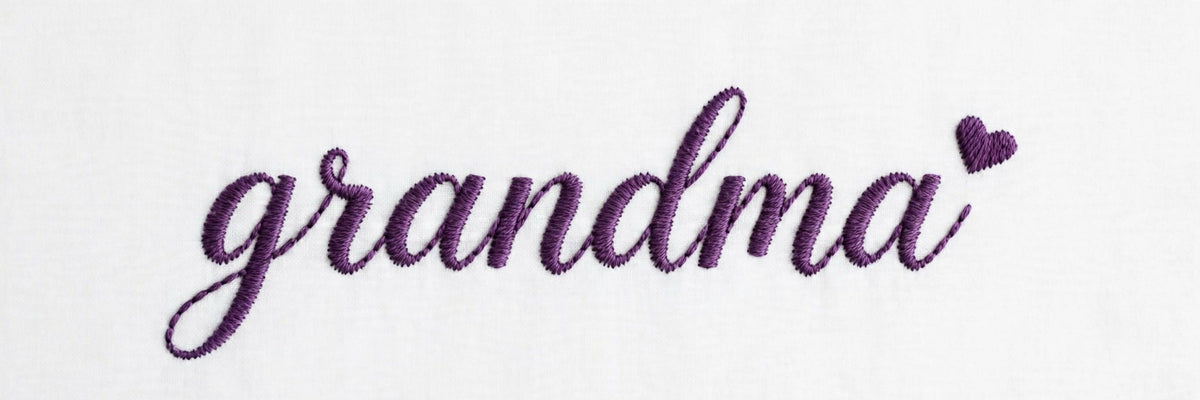 Grandma embroidery design