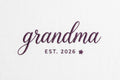 Grandma embroidery design