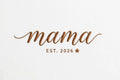 Mama embroidery design