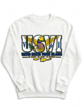 USVI Eagle crewneck sweatshirt – flat lay
