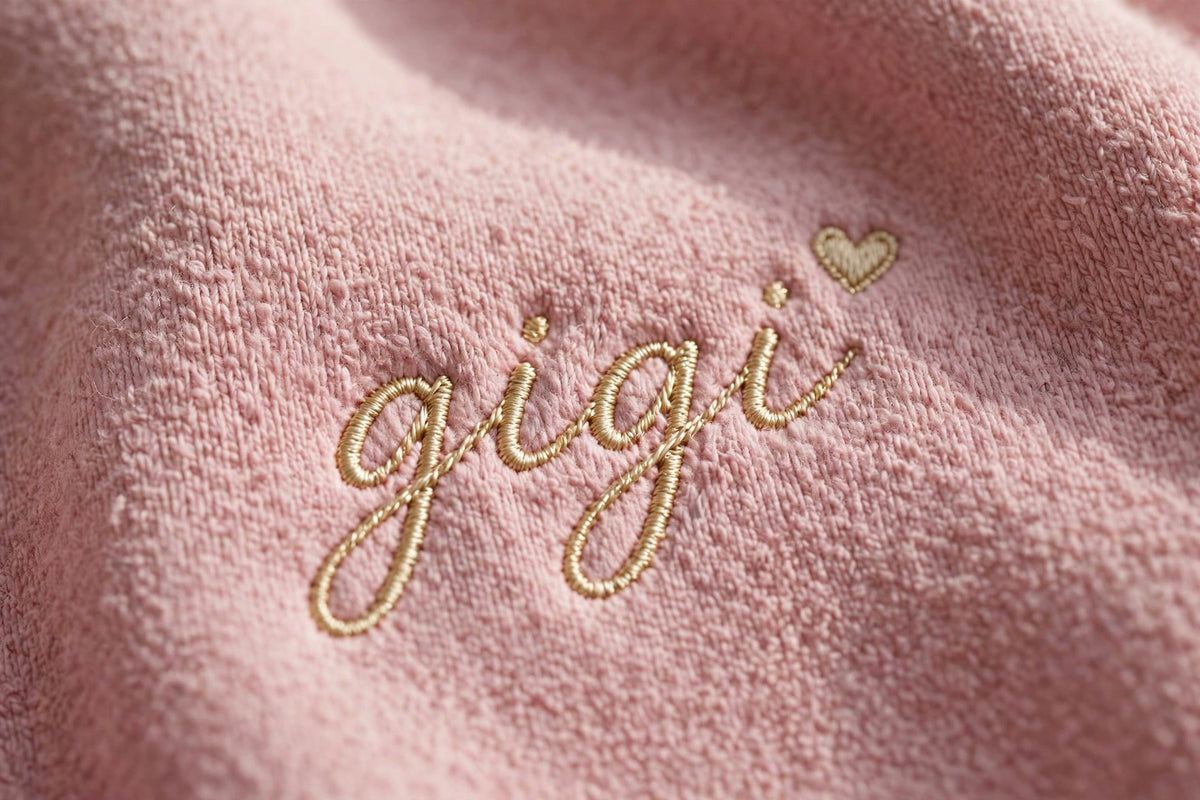 Gigi embroidery closeup