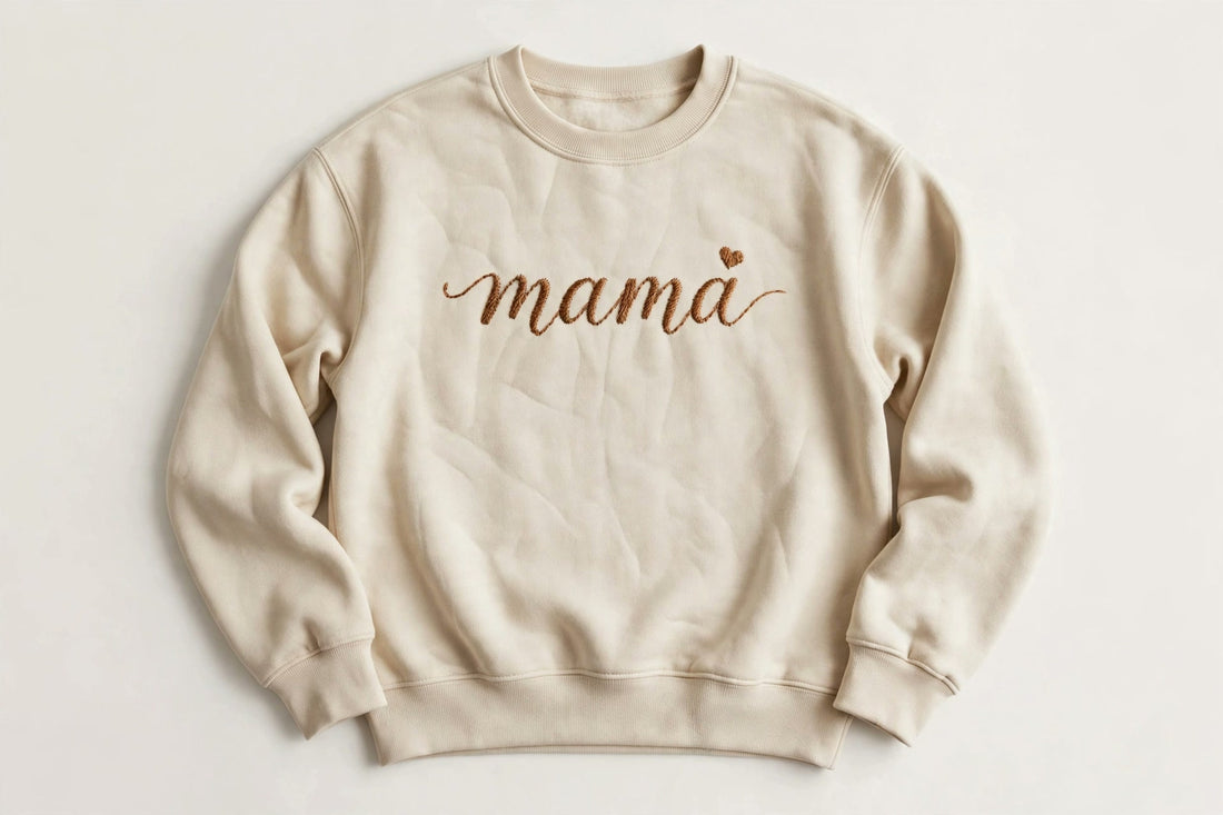 Mama embroidered crewneck sweatshirt