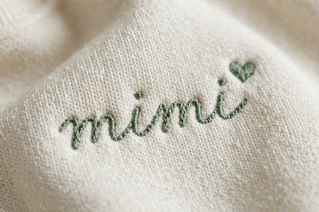 Mimi embroidered crewneck sweatshirt