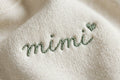 Mimi embroidery closeup