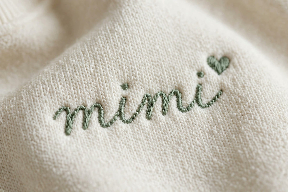Mimi embroidery closeup