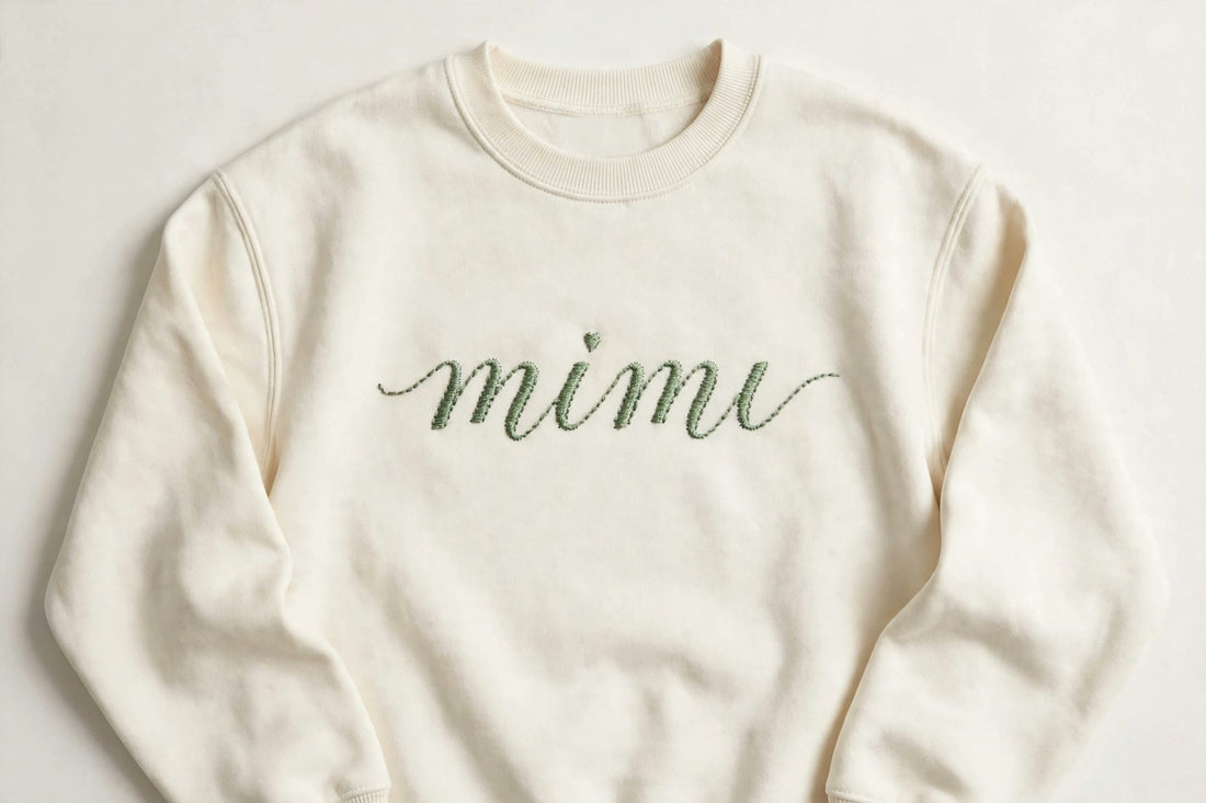 Mimi embroidered crewneck sweatshirt