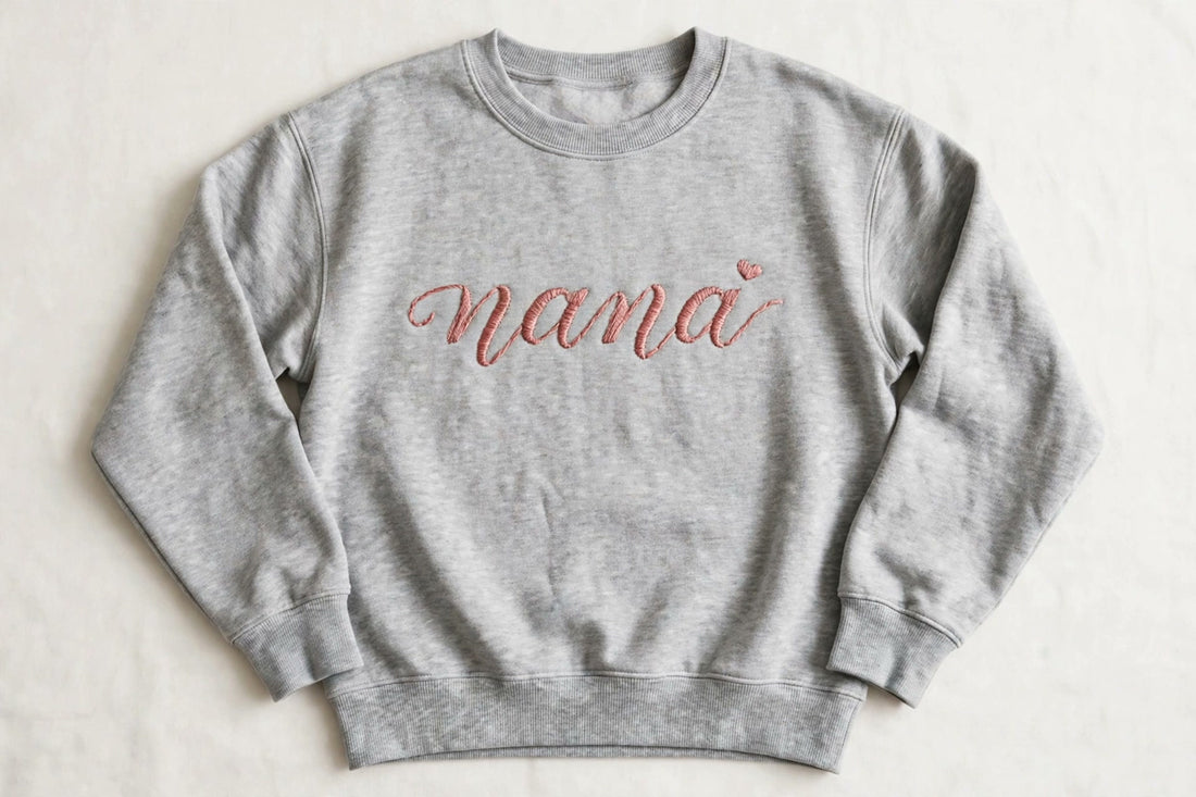 Nana embroidered crewneck sweatshirt