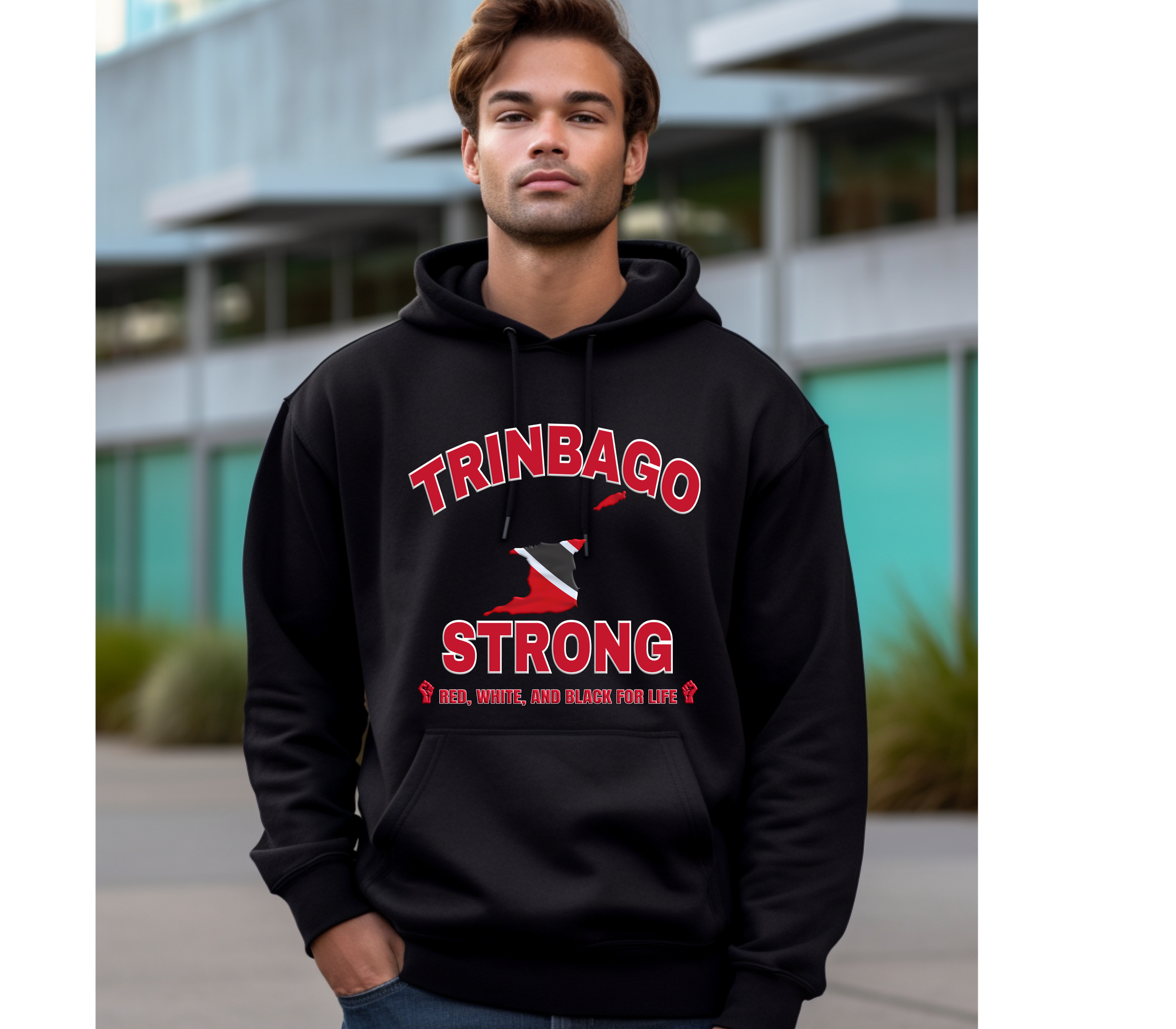 Trinbago United | Map of Strength and Style Hoodie