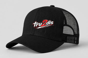 TRU2DIS Script Trucker Hat | Premium Streetwear — Drop 001