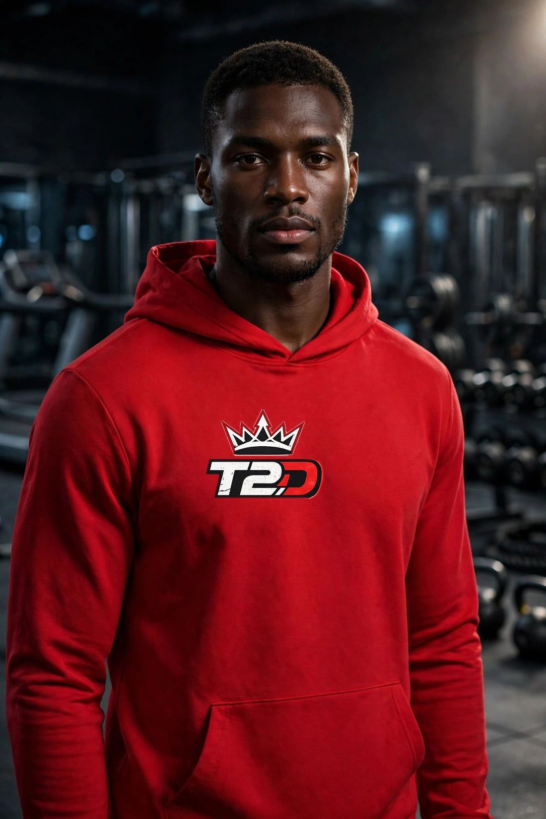 TRU2DIS Red T2D Hoodie | Premium Streetwear Hoodie — Drop 001