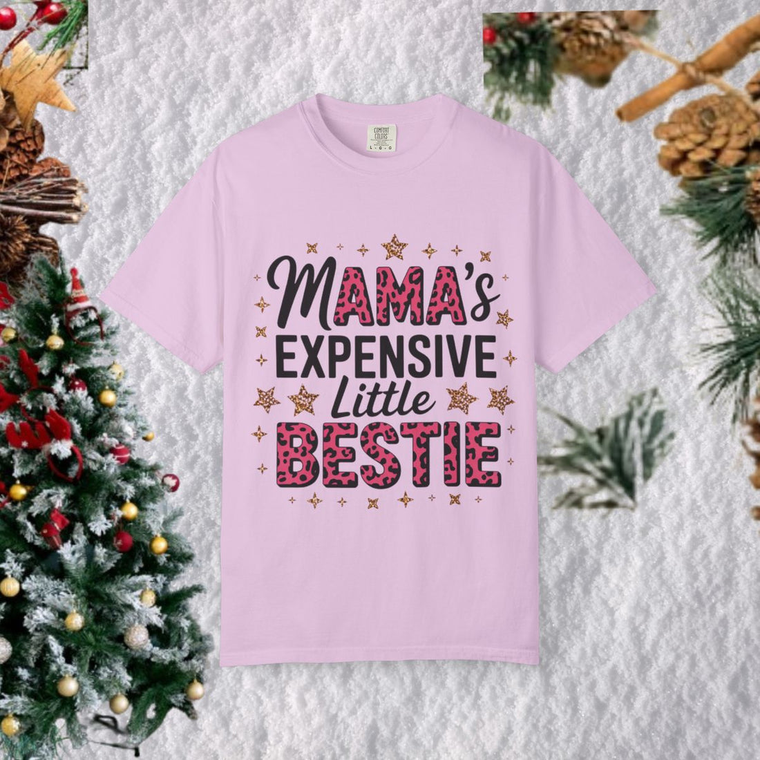 Mama's Expensive Little Bestie T-Shirt | Mom Daughter Matching Tee
