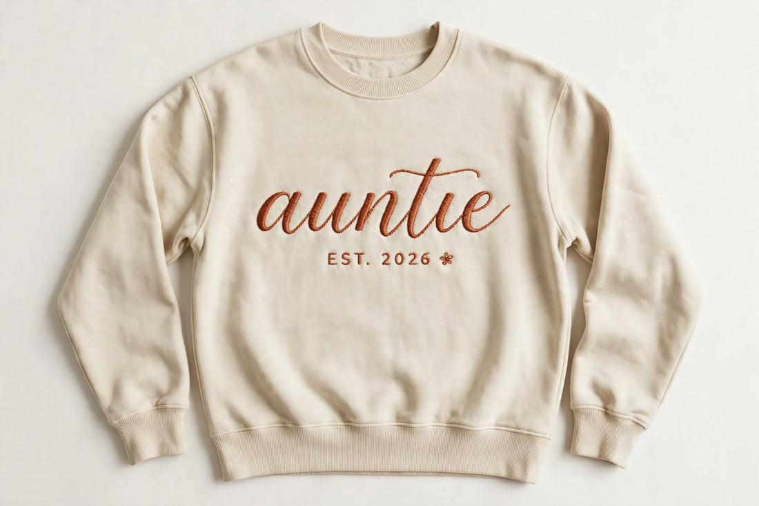 Auntie embroidered crewneck sweatshirt