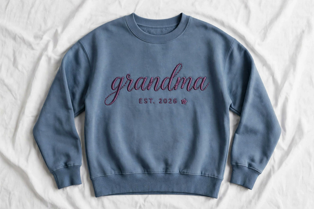 Grandma embroidered crewneck sweatshirt