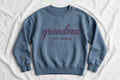Grandma embroidered crewneck sweatshirt