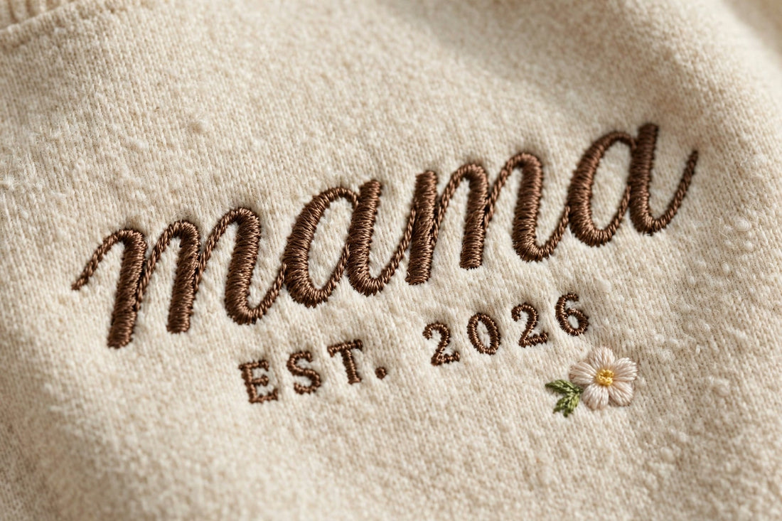 Mama embroidered crewneck sweatshirt