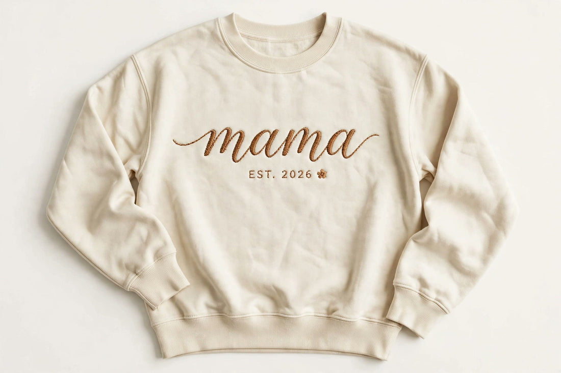 Mama embroidered crewneck sweatshirt