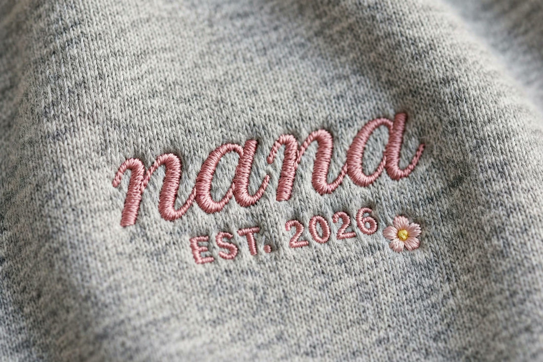 Nana embroidered crewneck sweatshirt