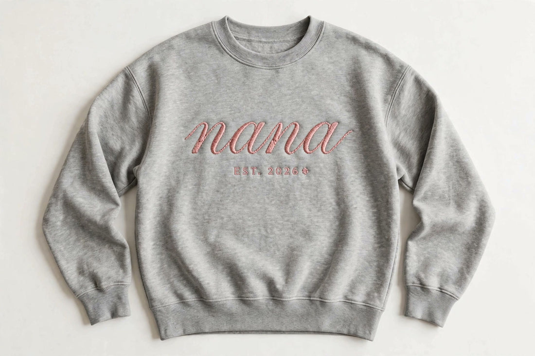 Nana embroidered crewneck sweatshirt