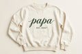 Papa embroidered crewneck sweatshirt