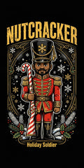 Black Nutcracker – Holiday Soldier Tee design
