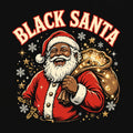 Black Santa – Christmas Tee design