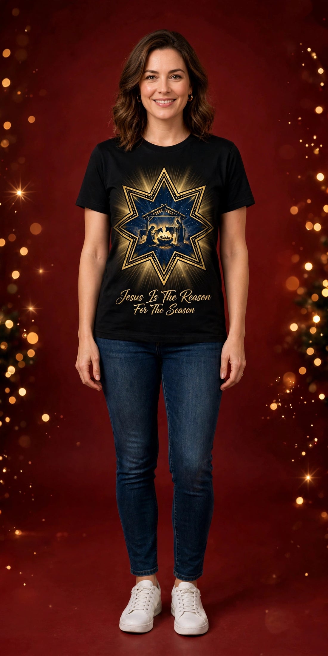 Jesus Is the Reason – Christmas Tee design
