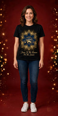 Jesus Is the Reason – Christmas Tee on model