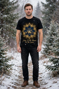 Jesus Is the Reason – Christmas Tee on model